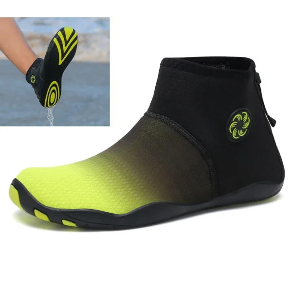 Tauch socken High Top Barfuß Wassers chuhe schwimmen Sandale Männer Strand Aqua Schuh Frauen Drainage Waten Sneaker Fitness Angeln Surfen 2