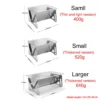 [Heißer Verkauf] Grill Grill Heizung speichert Multifunktions-Camping Grill Grill Rack Netz Brennholz ofen Edelstahl Grill 4