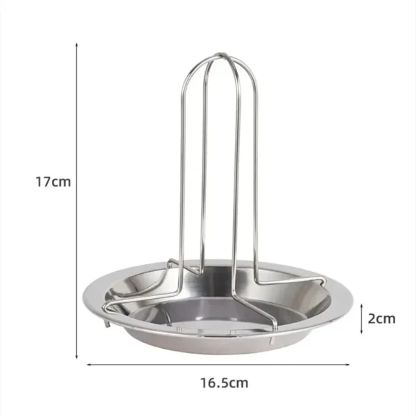 Grill Grillen Backen Kochtöpfe Antihaft-Hühner röst regal mit Schüssel Grill zubehör Werkzeuge Home Grill zubehör 4