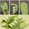SALE Badezimmer-Hausschuhe, schnell trocknend, für die Dusche, ausgehöhlt, wasserdicht, für den Innenbereich, Sommersohle, Eva-Schuhe, rutschfeste Flip-Flops für Männer und Frauen 3