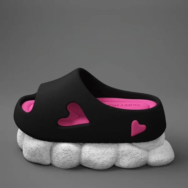 Hausschuhe Flip Flop Frauen Liebe Herz Plattform Wolke Outdoor Indoor Sommer Weiche Sandale Rutschen Damen Home Hotel Schuh Flache EVA 3