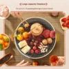 Multifunktionaler koreanischer Grill, tragbarer Holzkohleofen zum Kochen von Tee und Fleisch im Freien zu Hause 3