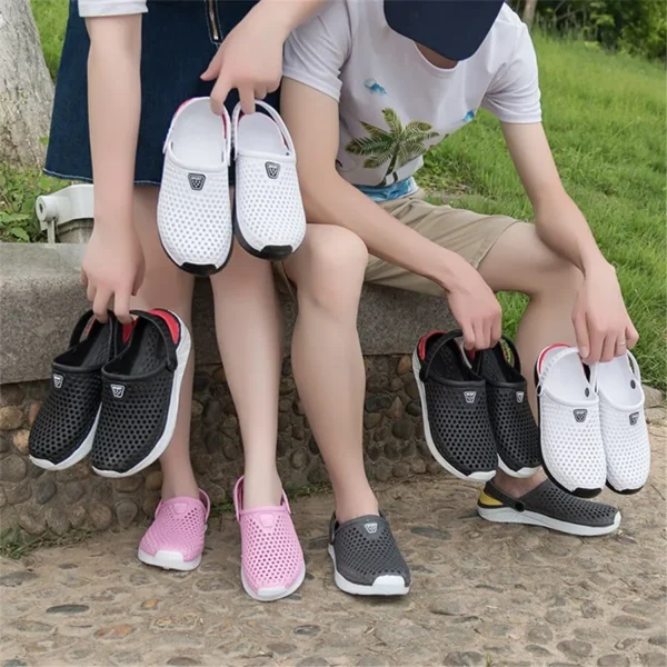 Unisex mode strand sandalen herren anti rutsch dicke sohle hausschuhe leichte sommer flip flops gartens chuhe mann frauen 5