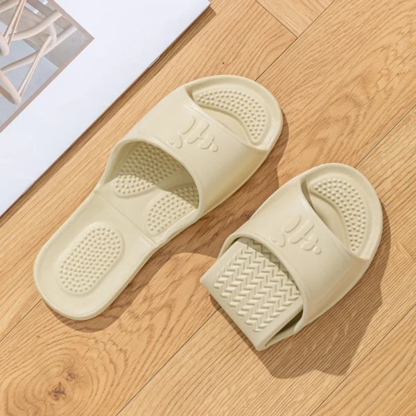 Neue Reise-Hausschuhe für Damen – faltbare, leichte, tragbare Sandalen, Massage-Hausschuhe mit weicher Sohle, schnell trocknende Dusch-Flip-Flops 5