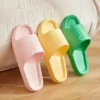 EVA Home Badezimmer-Hausschuhe, Sommer, flach, leicht, rutschfest, für Zuhause, Cartoon-Flip-Flops, Strand-Slipper, Innenrutschen, Duschschuhe 3