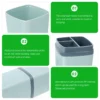 Haushalt Waschen Tasse Lagerung Box Mann Zahnbürste Halter Reise Zahnbürsten Pp Container 4