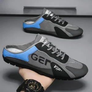 Männer Hausschuhe Trend Baotou Schuhe für Männer Sommer Atmungsaktive Casual Schuh Vulkanisierte Wohnungen Männlichen Turnschuhe Halbe Slip-on Schuhe