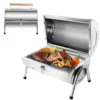 Holzkohle-Grill, faltbar, Edelstahl, Grill, Tischgrill, Picknick, tragbar