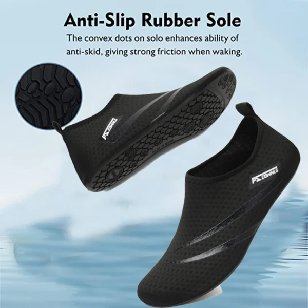 Nisex Wasser rutschfeste Sneaker Schwimmen Tauchsocken Sommer Aqua Strand Sandale Flacher Schuh Meer Slipper für Männer Frauen 2
