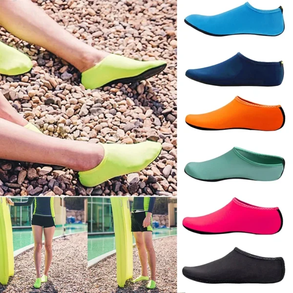 Strand Sneaker Socken Frauen Strand Wasser Schuhe Mann Barfuß Yoga Schuhe Schnell Trocknend Surfen Schwimmen Schuhe Barfuß Wasser Haut socke 2