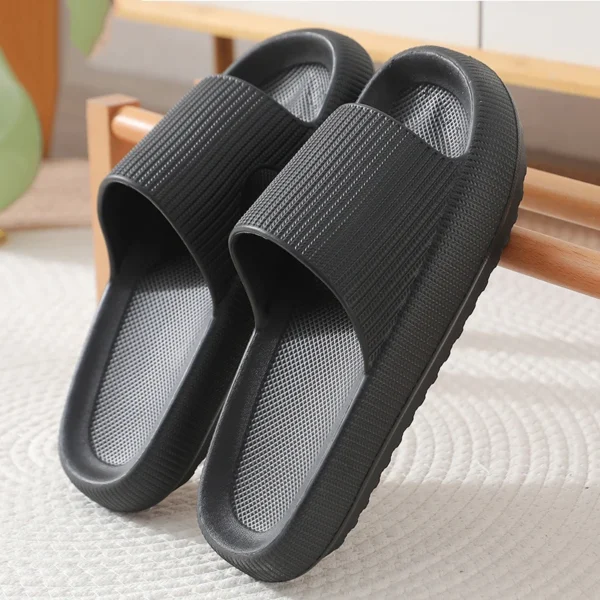 Kidmi Sommer Dicke Sohle Hausschuhe Frauen Sandalen Haushalt Softsole Hausschuhe Rutschfeste Atmungsaktive Schuhe Flache Sandalen Für Frauen 3