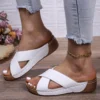 Mode Sandalen Schuhe Frauen Keil Sandalen Damen Atmungsaktive Slip Auf frauen Sandalen Outdoor Alias Mujer Weibliche Schuhe 4