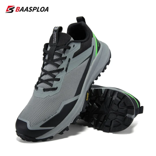 Bassploa Männer Wanderschuhe atmungsaktive Outdoor-Sneakers für Männer leichte Herren schuhe rutsch feste verschleiß feste Outdoor-Neuankömmling 6