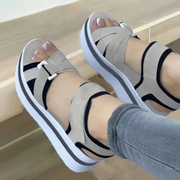 Mode Frauen Schuhe Sandalen Keil Schuhe Frau Casual frauen Sandalen Party Retro Sandale Frauen Weibliche Schuhe 3