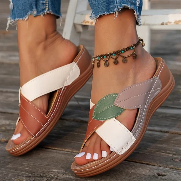 Schuhe Sandalen Frauen Sommer Mode Keil Schuhe Für Frauen Party frauen Sandalen Rutsche Outdoor Alias Mujer Weibliche Schuhe 5