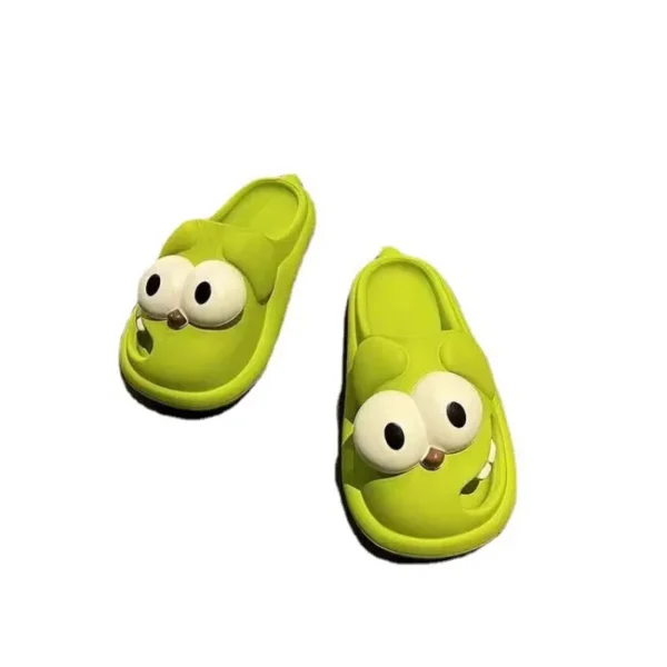 Evshine Damen-Hausschuhe mit großem Auge, wasserdicht, leicht, Duschsandalen, modische Hausschuhe, schöne, gemütliche Unisex-Cartoon-Slipper 6