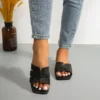 Sommer Neue Frauen Hausschuhe Flachen Boden Nicht-slip Outdoor Offene spitze Strand Weibliche Sandalen Sexy Mode-Design Rutschen Frau schuhe 5
