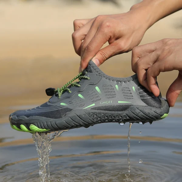Unisex Wasserschuhe Schwimmen Tauchen Socken Sommer Aqua Strand Sandale Flacher Schuh Meer Rutschfeste Sneaker Socken Slipper für Männer Frauen 6