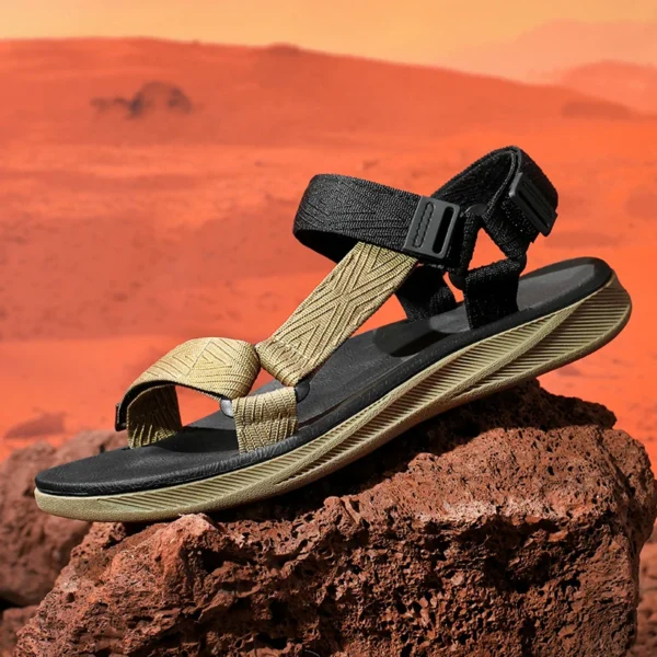 Sommer Outdoor Wade Sandalen Mann Arch Support Yoga Matte Einlegesohle Gladiator Offene Strand Hausschuhe Rutschfeste Langlebige Flache Männer Schuh 3