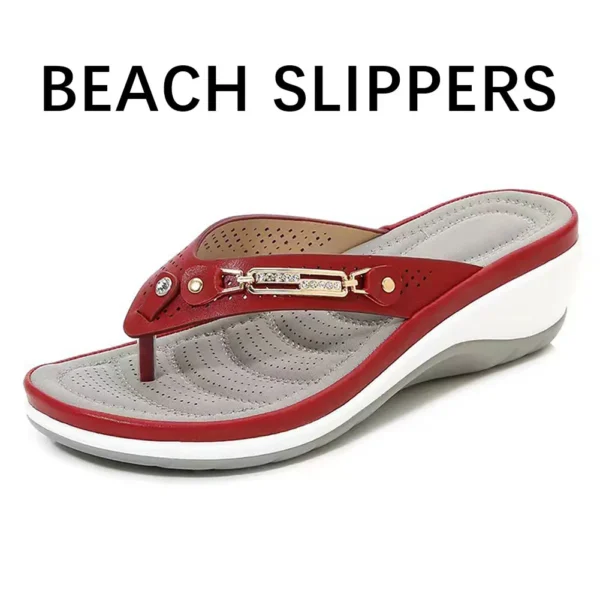 2024 Damen Hausschuhe Neue Mode Slides Rutschfeste Schuhe Strandsandalen Damen Draußen Freizeit Flip Flops Tragen Offene Zehen 4