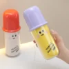 Cartoon Travel 3-in-1 Mundwasserbecher, tragbar, niedlich, unverzichtbar für Geschäftsreisen, Zahnbürstenetui mit Deckel, multifunktionale Aufbewahrung 2