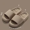 Gacimy Summer New Slippers For Men Women Outdoor Non-slip Beach Sandals Soft Comfortable EVA Platform Slippers Home Bath Slides 2