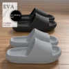 Frauen Dicke Plattform Wolke Hausschuhe EVA Weiche Sohle Kissen Rutschen Sommer Strand Flip-Flops Frauen Rutschfeste Badezimmer Hause Hausschuhe 2