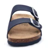 Kidmi Herren-Sandalen mit Korkfußbett, Slip-On-Sandalen, Damen-Kork-Sandalen, rutschfeste Strandsandalen, weiblich, verstellbare Schnallen-Slides 4