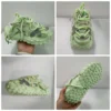 Koznoy 5,5 cm neue Air Mesh Echt leder Slipper Plattform Wohnungen bequeme klobige Turnschuhe Sommer hohle Frauen Sandalen Loafer Schuhe 3