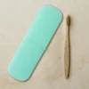 Zahnbürsten-Aufbewahrungsbox, Reisebecher, tragbare Halter, Etui, wiederverwendbar, Kunststoff, langlebig, kompakter Zahnpasta-Behälter, kleine Größe 3