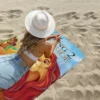 Der König der Löwen Badetuch, Mikrofaser, weich, wasserabsorbierend, atmungsaktiv, für Mädchen und Kinder, dekoratives Cartoon-Strandtuch 3