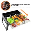 BBQ Holzkohlegrill Reisegrill Minigrill Tischgrill Picknick Campinggrill 4