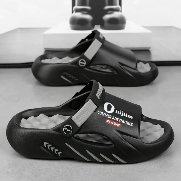 Männer Sandalen Neue Sommer EVA Weichen sohlen Indoor Plattform Rutschen Hausschuhe Outdoor Walking Strand Schuhe Flip-Flops Herren Casual schuhe 3