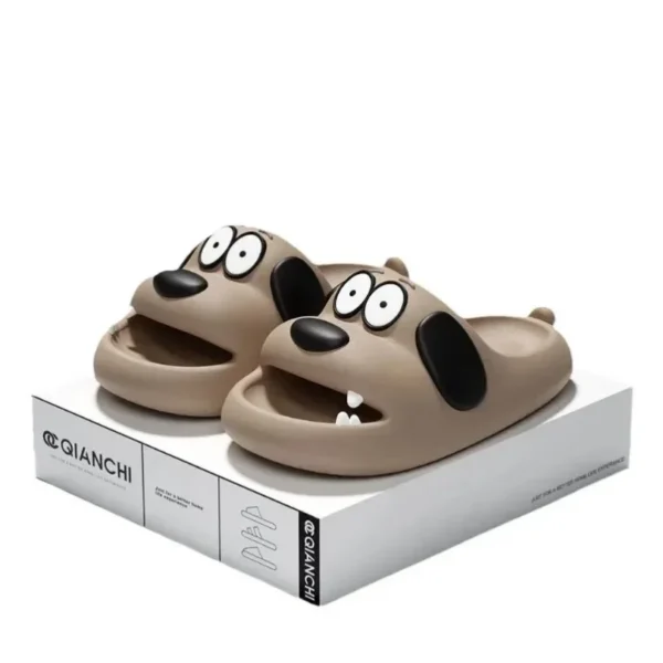 Home Cloud Slipper Frau Hund Welpe Sandale Lustige Flip-Flops Cartoon Weicher Strand Rutschfester Hausschuh Niedliche Plattform Weibliche Slides 5