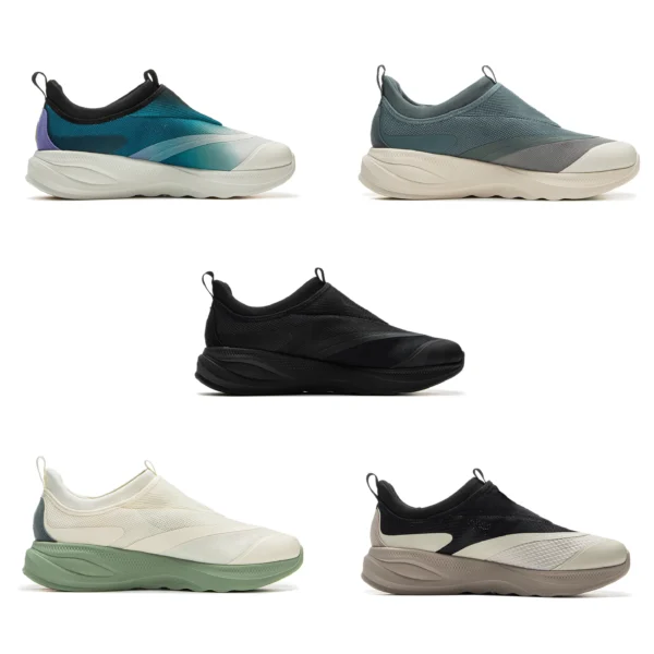 Li-Ning Männer SOFT GO 2 Wanderschuhe COMFOAM Slip-on Weiche Dicke Ferse Futter Bequeme Tragbare Sport Casual Schuhe AGLV005 2
