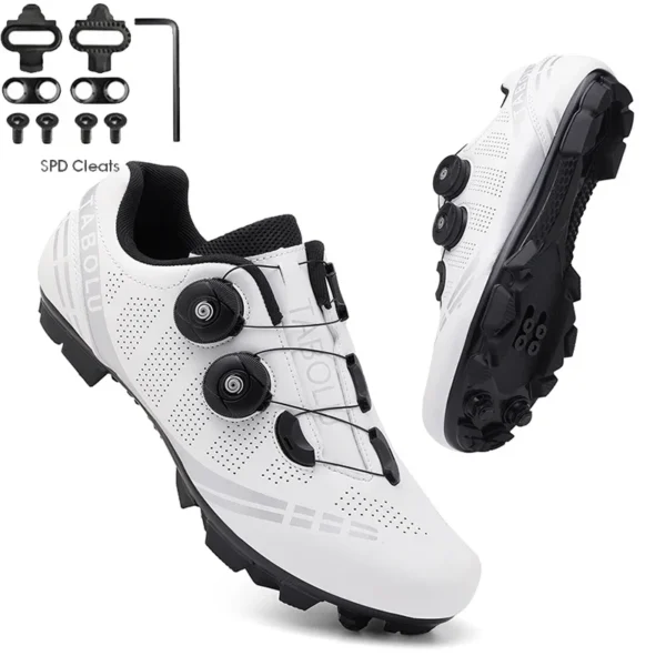 Professionelle Mtb Radfahren Schuhe Männer Carbon Racing Geschwindigkeit Self-Locking Fahrrad Rennrad Frauen Flache Stollen Mountainbike Turnschuhe