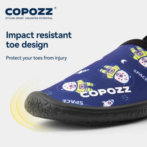 COPOZZ Kinder Wasser Strand Schuhe Kinder Schwimmschuhe Schnell Trocknende Aqua Schuhe Jungen Mädchen Weichen Boden Indoor Slipper Schwimmen Socken 4