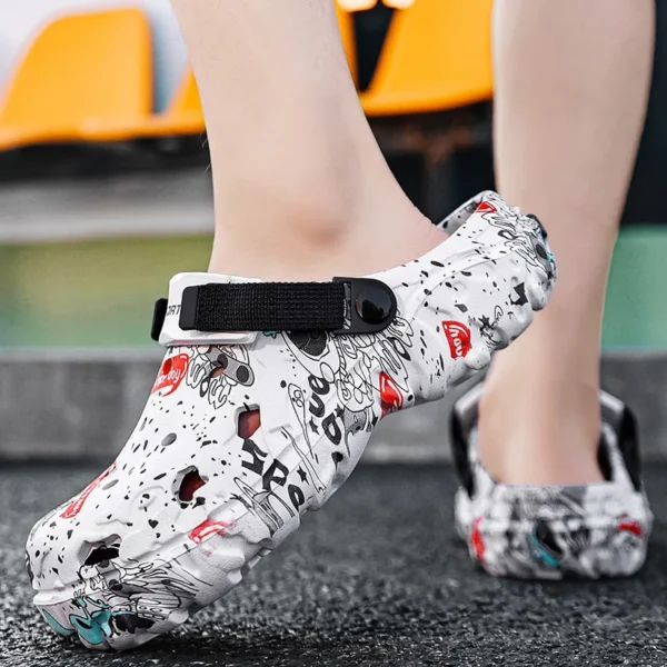 Herrenschuhe, weiche Hausschuhe, EVA-Herren-Clogs, Schuhe, leicht, Großhandel, Kunststoff-Clog, Herren-Strand-Arbeitssandalen mit Herren-Clogs und Pantoletten 5