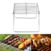 Edelstahl BBQ Rack Mini Faltbare Grill Grill Einfache Grill Rack Außen Grill Grill (Größe 2) 4