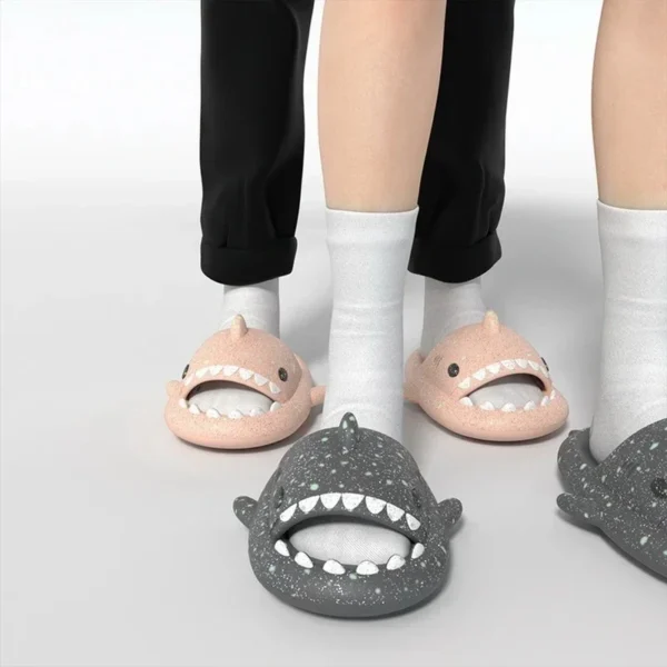 Shark Hausschuhe Home Shark Flip Flops Cloud Clapper Sommer weiche rutschfeste Shark Slides Männer männliche Schuhe Frauen Plattform Sandalen 5