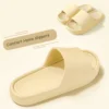 Dicke Plattform-Kissen-Hausschuhe für Damen, leicht, weiche Sohle, Wolkenrutschen, Damen, 2024, Sommer, rutschfeste Strandsandalen, Eva-Flip-Flops 6