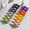 Sommer-Eva-Sandalen für Damen, Badezimmer-Hausschuhe für den Innenbereich, rutschfeste, geruchlose und schnell trocknende Schuhe zum Baden 6
