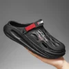 Männer Garten Clogs Sandalen Sommer Hausschuhe Für Männer Paar Casual Schuhe Mode Luxus Sandalen Komfort Hause Weiche Hausschuhe 40-45 2