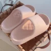 Weiße dicke Plattform-Wolken-Hausschuhe für Damen, leicht, weiche Sohle, EVA, Heimrutschen, Damen, Sommer, Komfort, rutschfeste Strand-Flip-Flops 5
