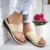 Gold women shoes