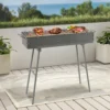 Tragbarer BBQ-Grill, zusammenklappbar, Camping-Grill, Holzkohlegrills 6