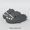 Lächeln Pop Männer Winter Shark Hausschuhe Plüsch Warme Cartoon männer Baumwolle Hausschuhe Outdoor Gleitschutz Wasserdichte Pelz Flauschigen Männer Schuhe 2