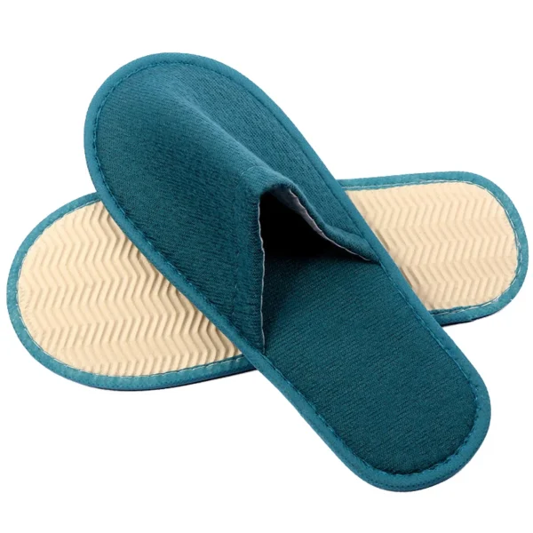 5 Paar Einweg-Hausschuhe, Hotel-Reiseslipper, Party, Zuhause, Gast, Männer, Frauen, Unisex, geschlossene Zehen, Anti-Rutsch-Hausschuhe, Sanitär-Sandalen 6