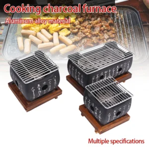 Tragbarer Grill Grill koreanische japanische Lebensmittel Kohlenstoff ofen Grill ofen Holzkohle Kochofen Haushalt im Freien wieder verwendbare Grill box