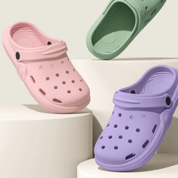 Dongdong Schuhe Damen Neue trendige Sommer dicke Sohle erhöhen Anti-Rutsch-Mode Arbeit Strand Baotou rutschige Sandalen 3